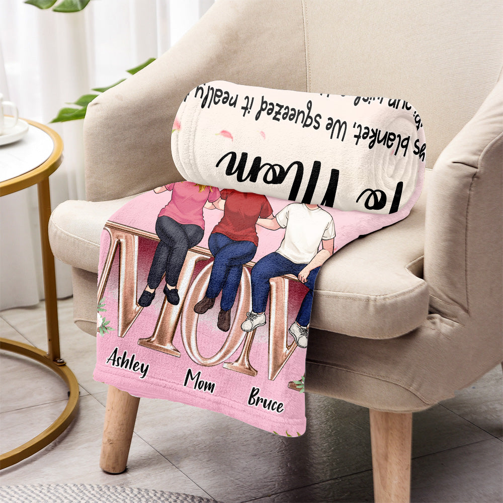 Couverture personnalisée pour la fête des mères