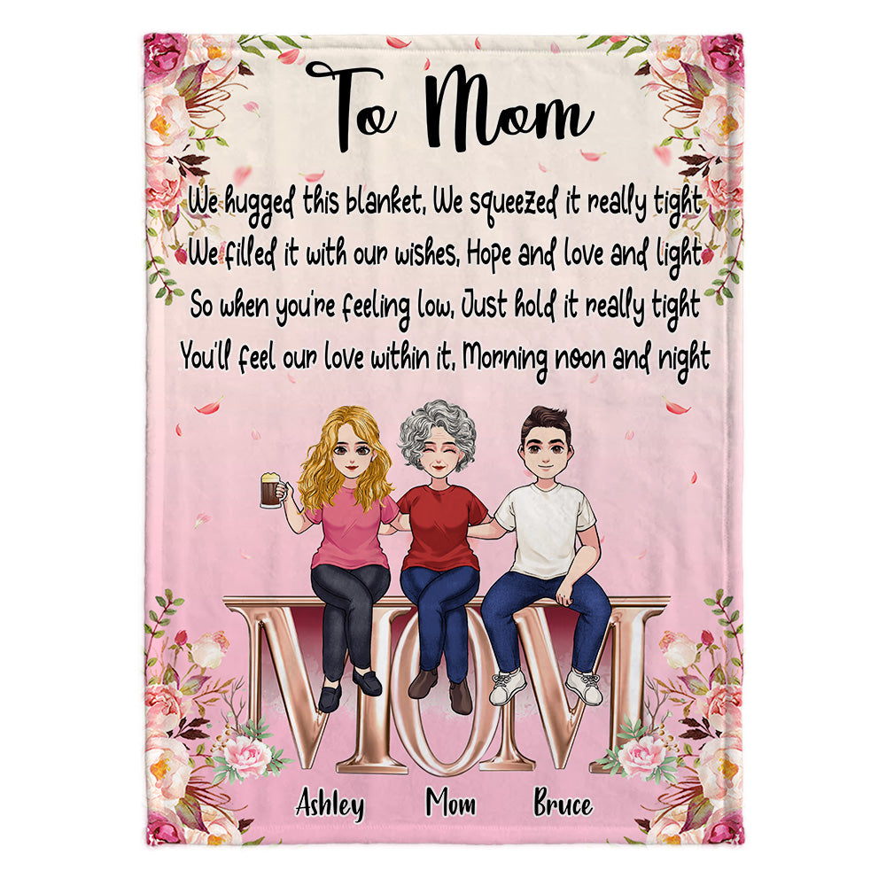 Couverture personnalisée pour la fête des mères