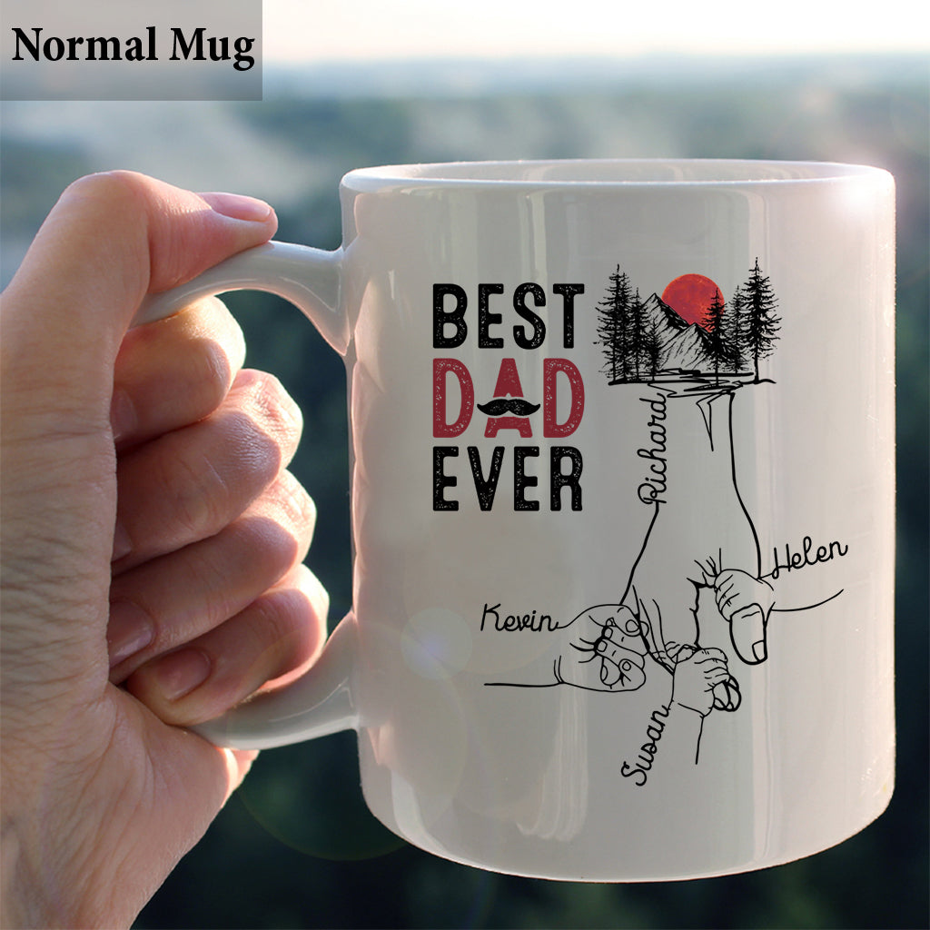 Meilleur papa du monde - Mug personnalisé pour papa