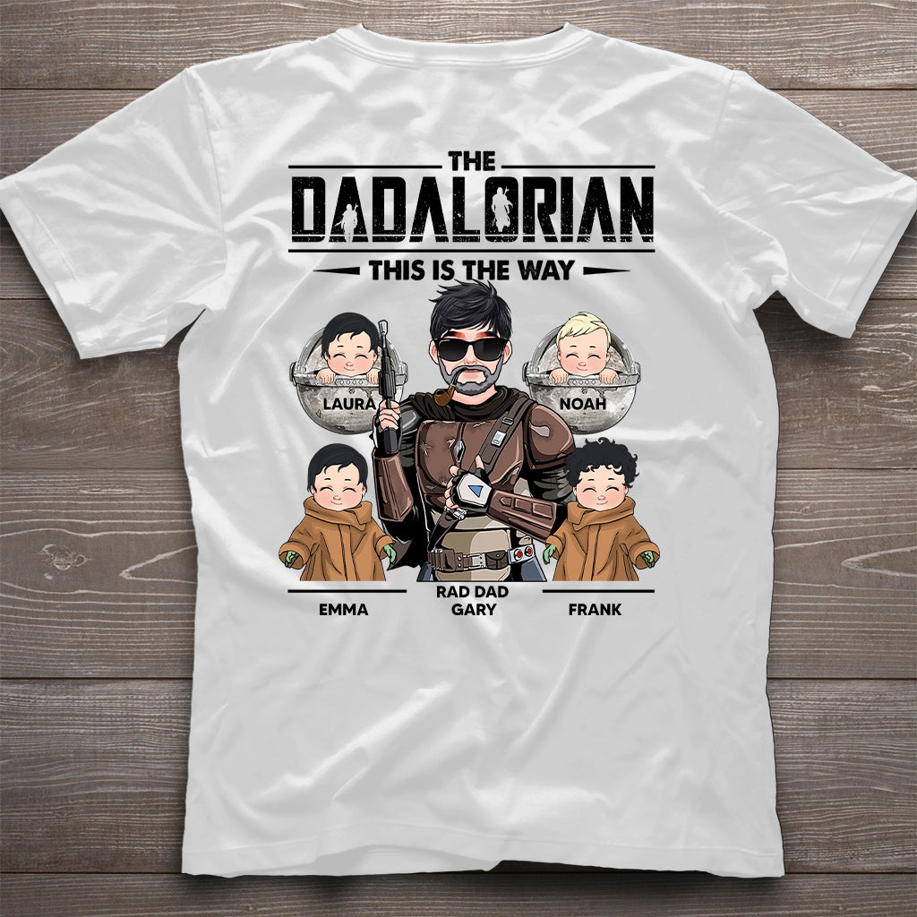 C'est comme ça que Dadalorian Mamalorian - T-shirt et sweat à capuche personnalisés pour papa