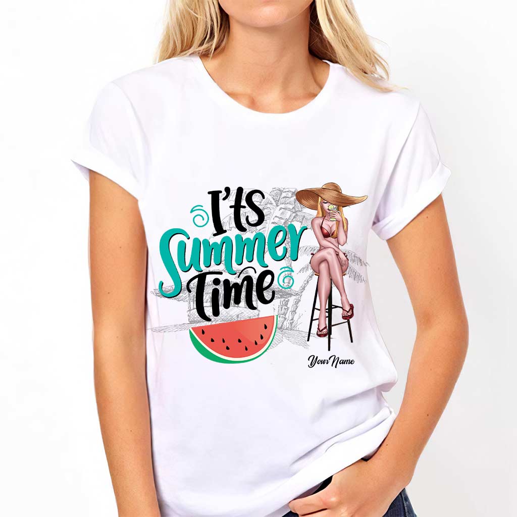 It's Summer Time - Personalized Sea Lover T-shirt and Hoodie