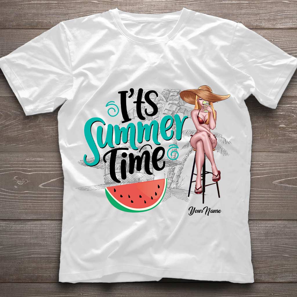 It's Summer Time - Personalized Sea Lover T-shirt and Hoodie
