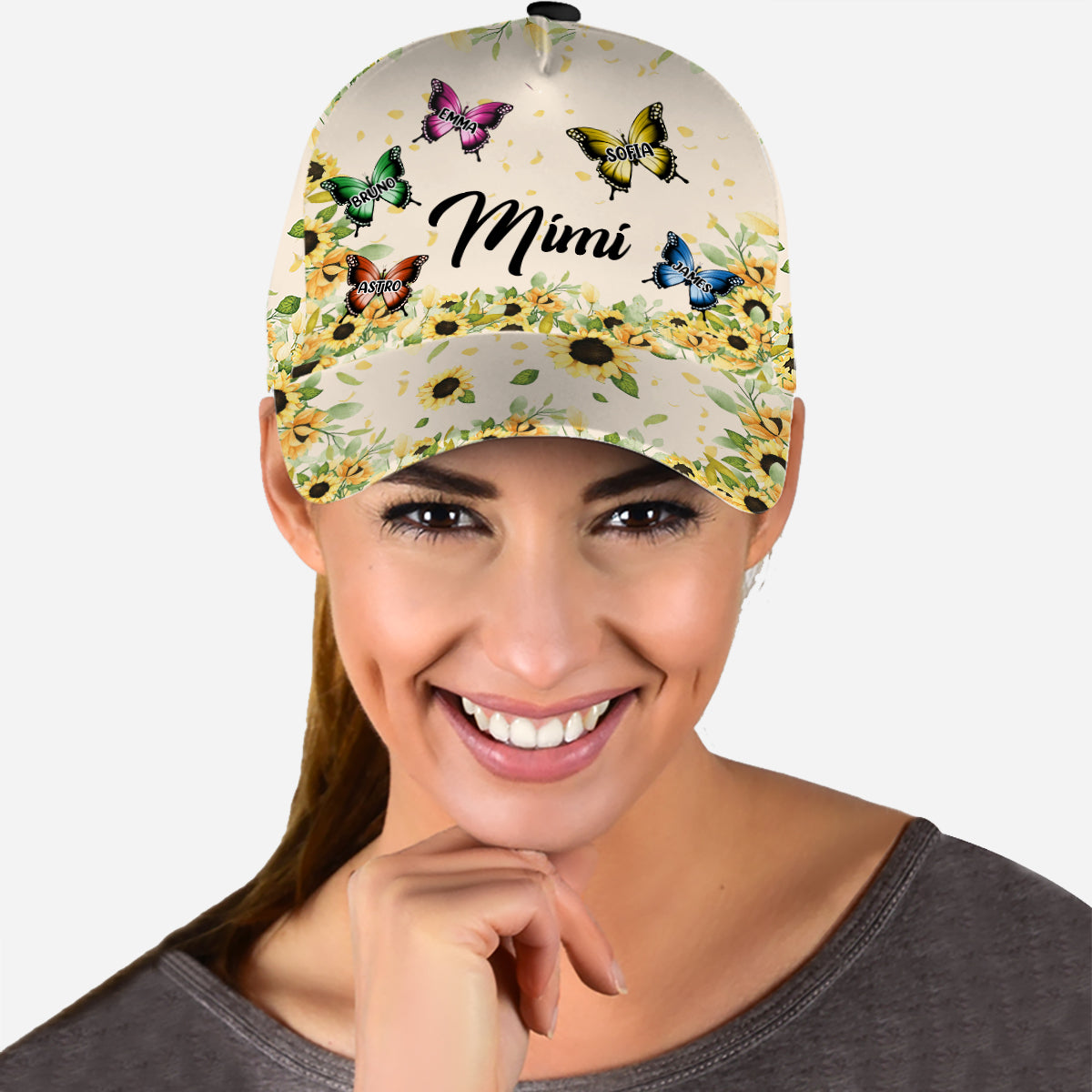 Meilleure grand-mère du monde - Casquette classique personnalisée pour grand-mère