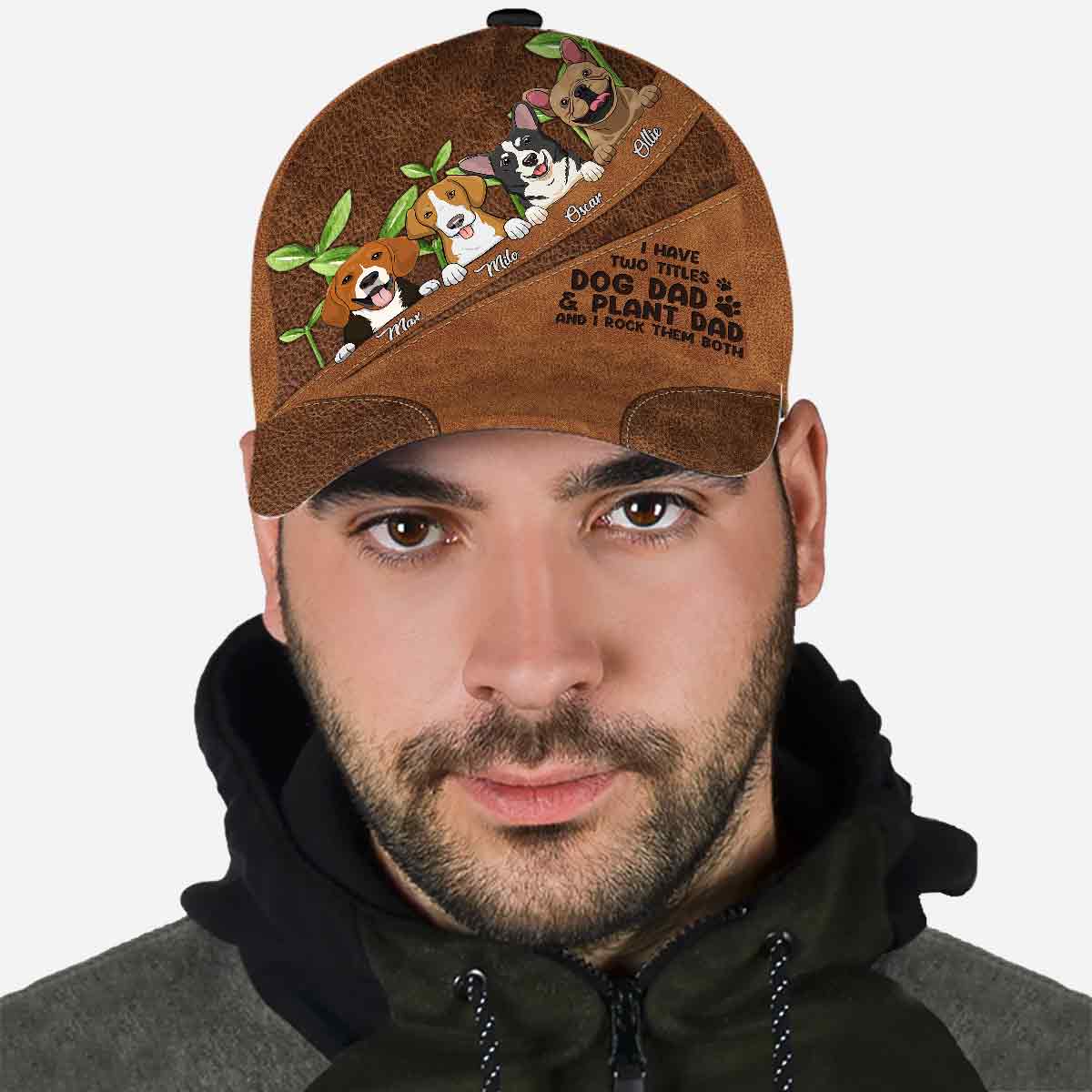 J'ai deux titres - Casquette classique de jardinage personnalisée
