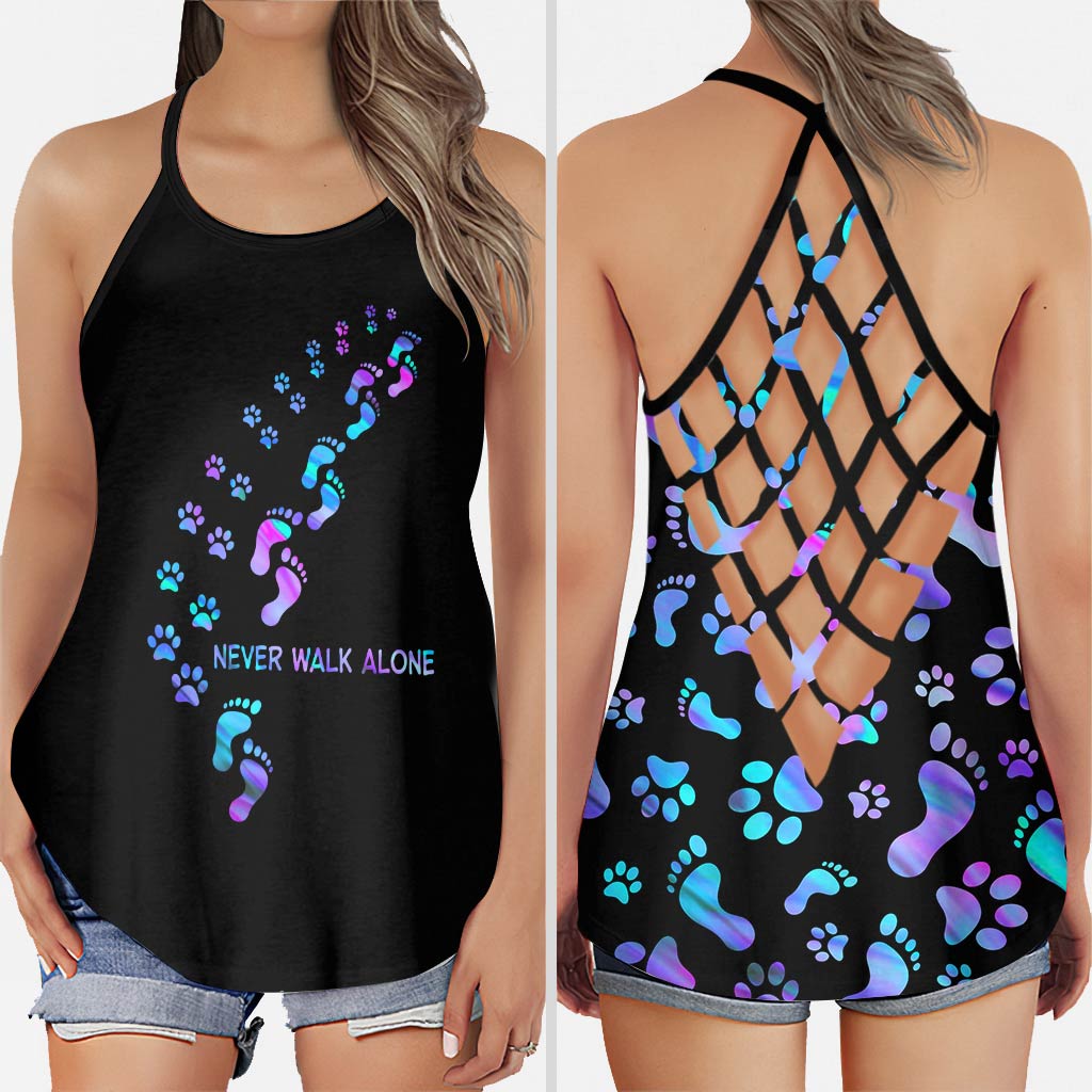 Débardeur Never Walk Alone - Croix de chien
