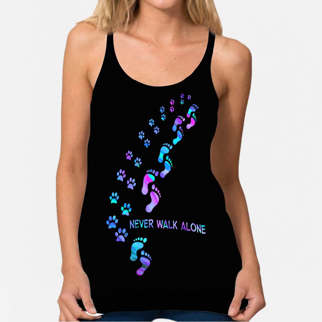 Débardeur Never Walk Alone - Croix de chien
