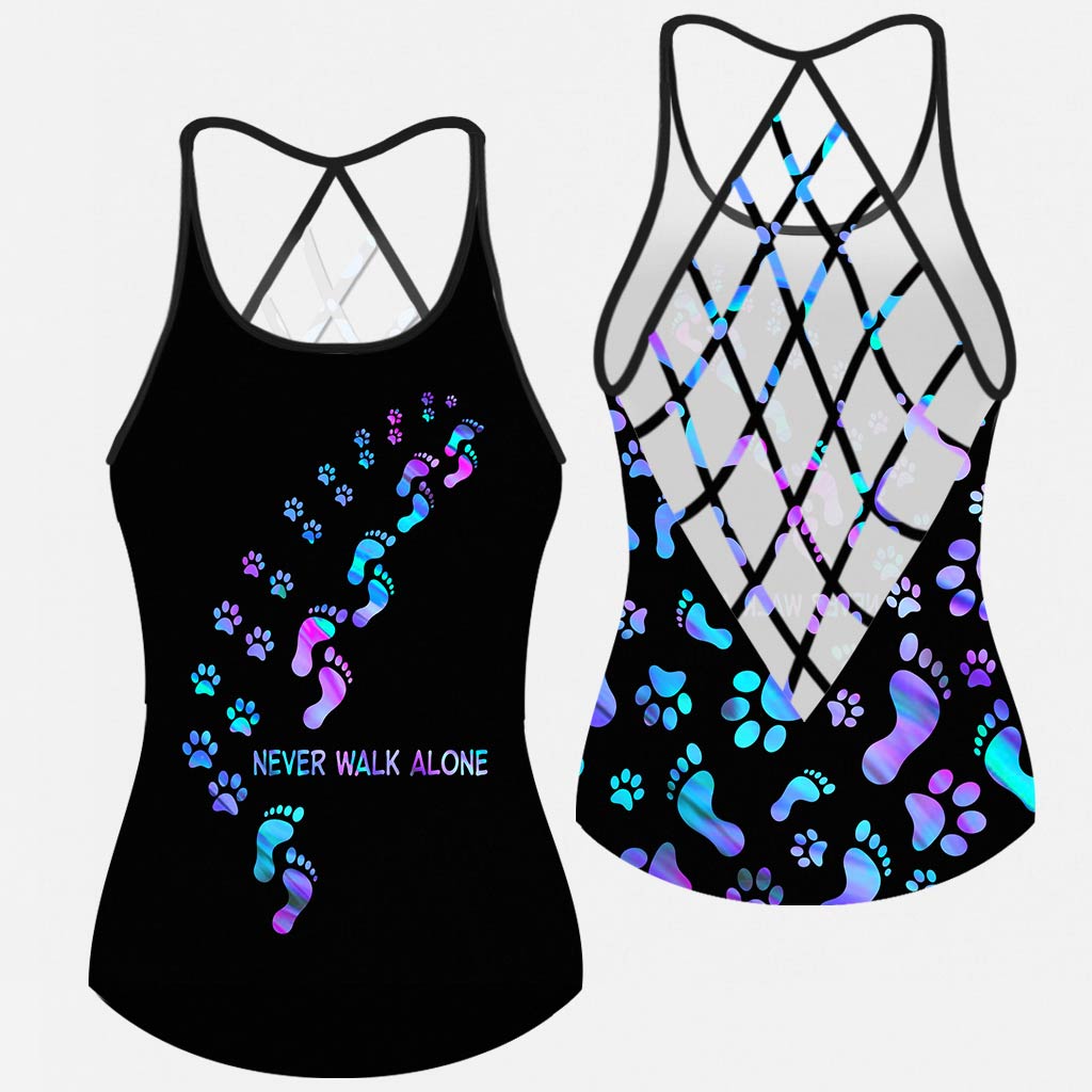 Débardeur Never Walk Alone - Croix de chien