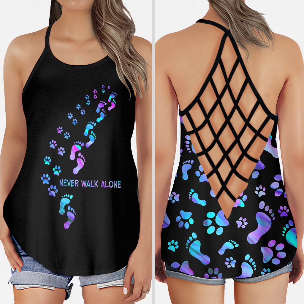 Débardeur Never Walk Alone - Croix de chien