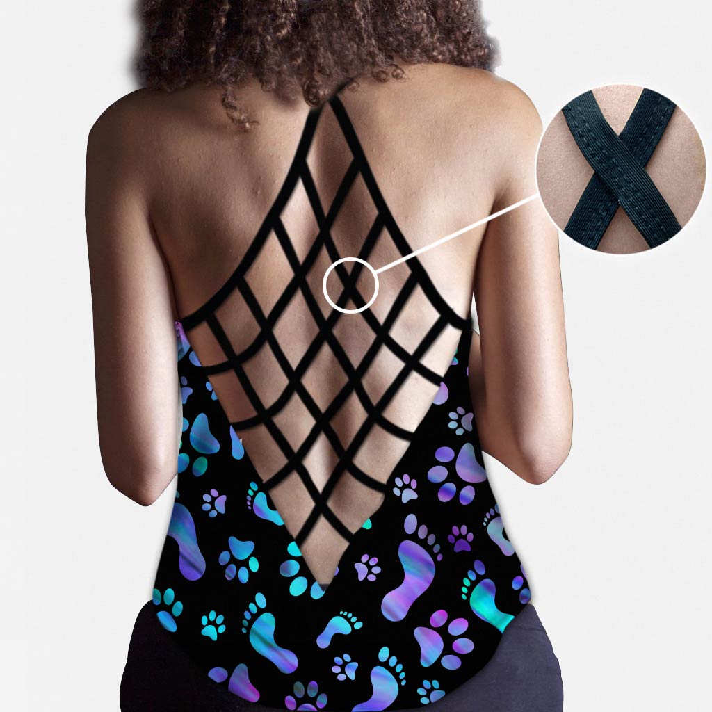 Débardeur Never Walk Alone - Croix de chien