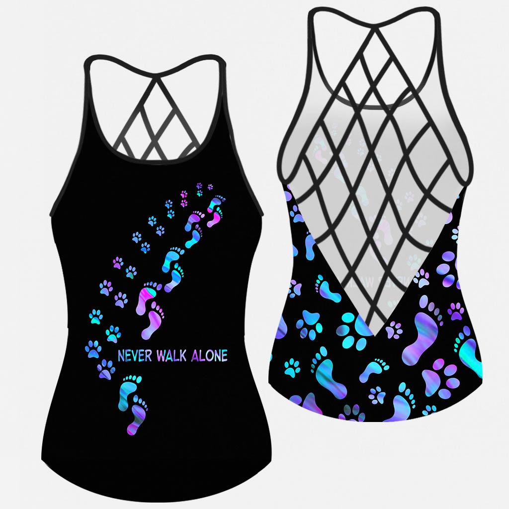 Débardeur Never Walk Alone - Croix de chien