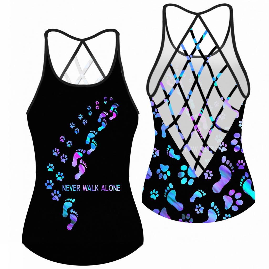 Débardeur Never Walk Alone - Croix de chien