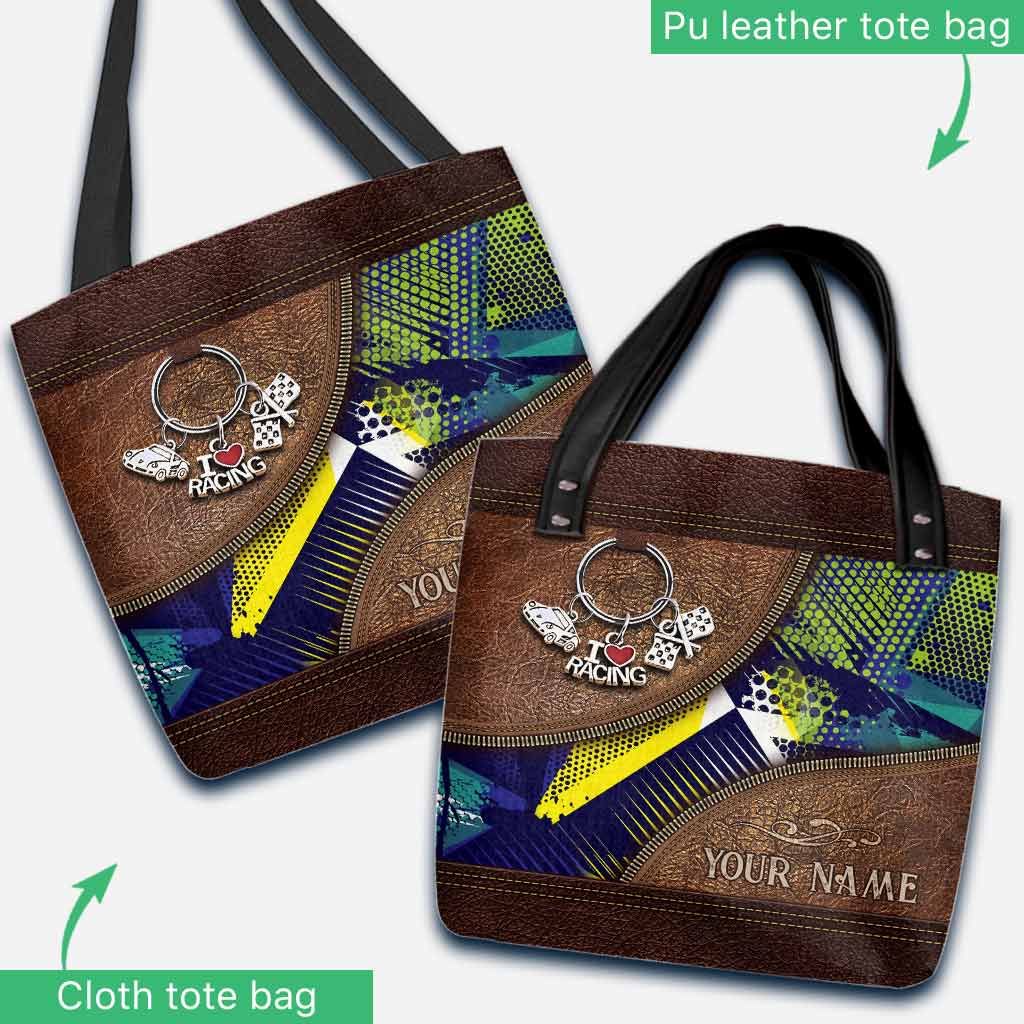 Racing Personalized Tote Bag