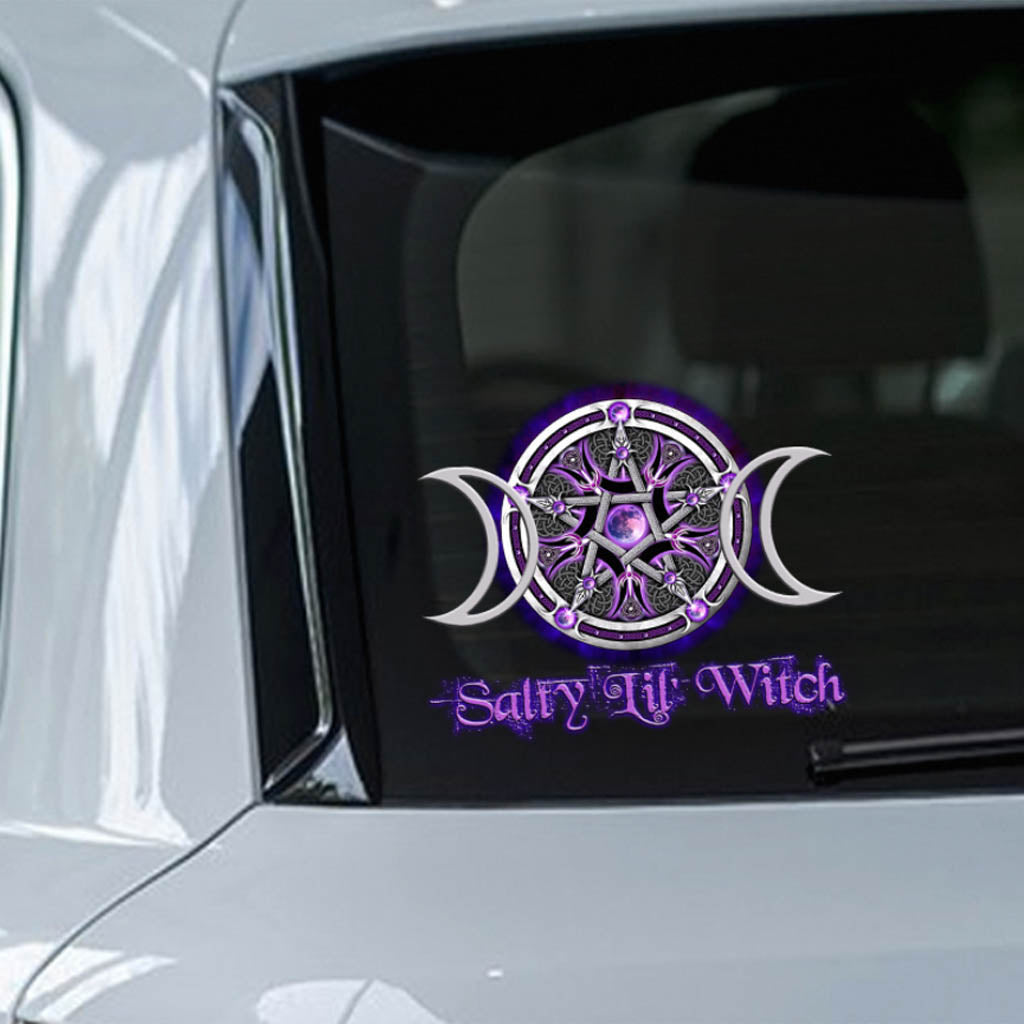 Autocollant triple lune violet Salty Lil' Witch