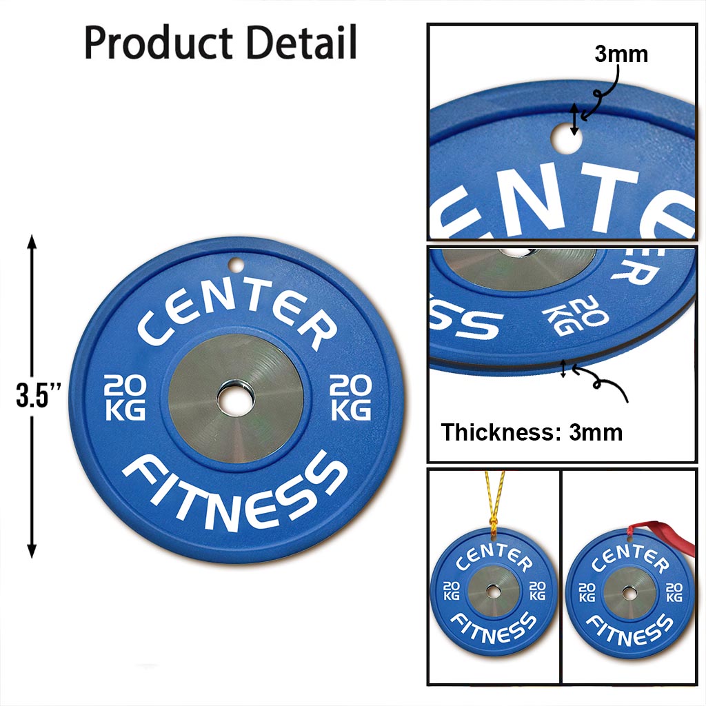 Centre de remise en forme - Ornement de fitness personnalisé