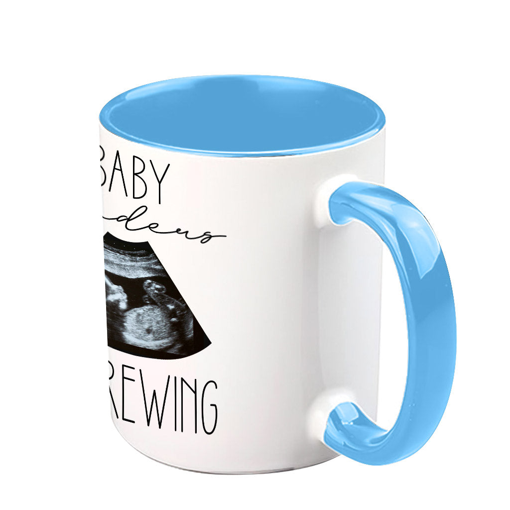 Photo d'échographie de bébé en préparation - Cadeau de grossesse pour votre femme - Mug personnalisé
