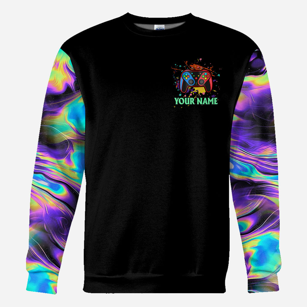 J'ai mis mon jeu en pause pour être ici - T-shirt personnalisé inspiré des jeux vidéo