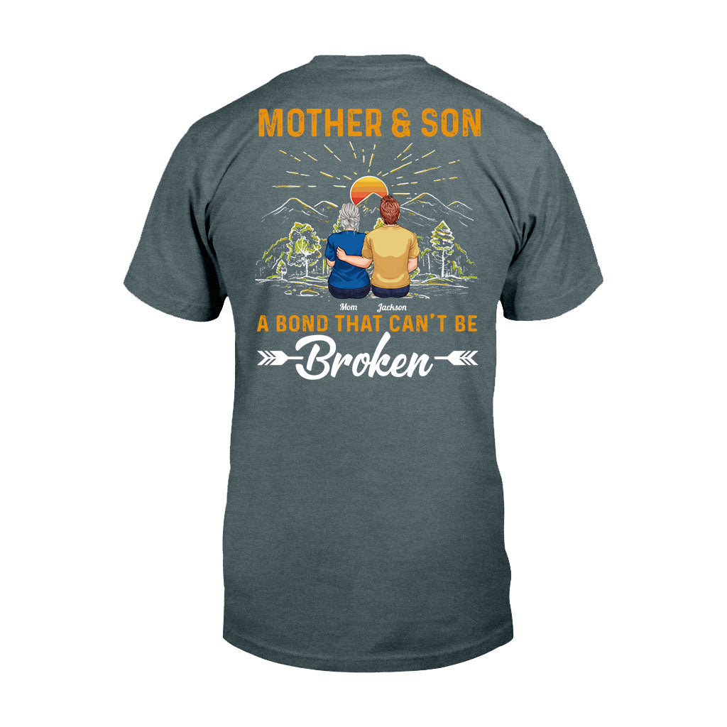 Mère et fils : un lien indéfectible - T-shirt et sweat à capuche personnalisés pour maman