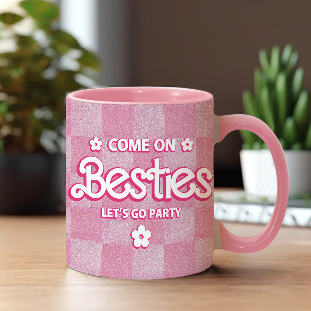 Allez les meilleures amies, on fait la fête ! - Mug personnalisé pour meilleures amies