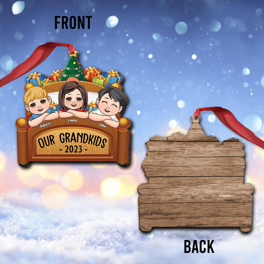 Our Grandkid - Personalized Grandma Ornament