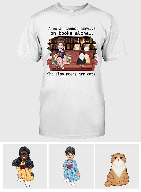 Just A Girl Who Loves Book - Personalized Book T-shirt & Hoodie