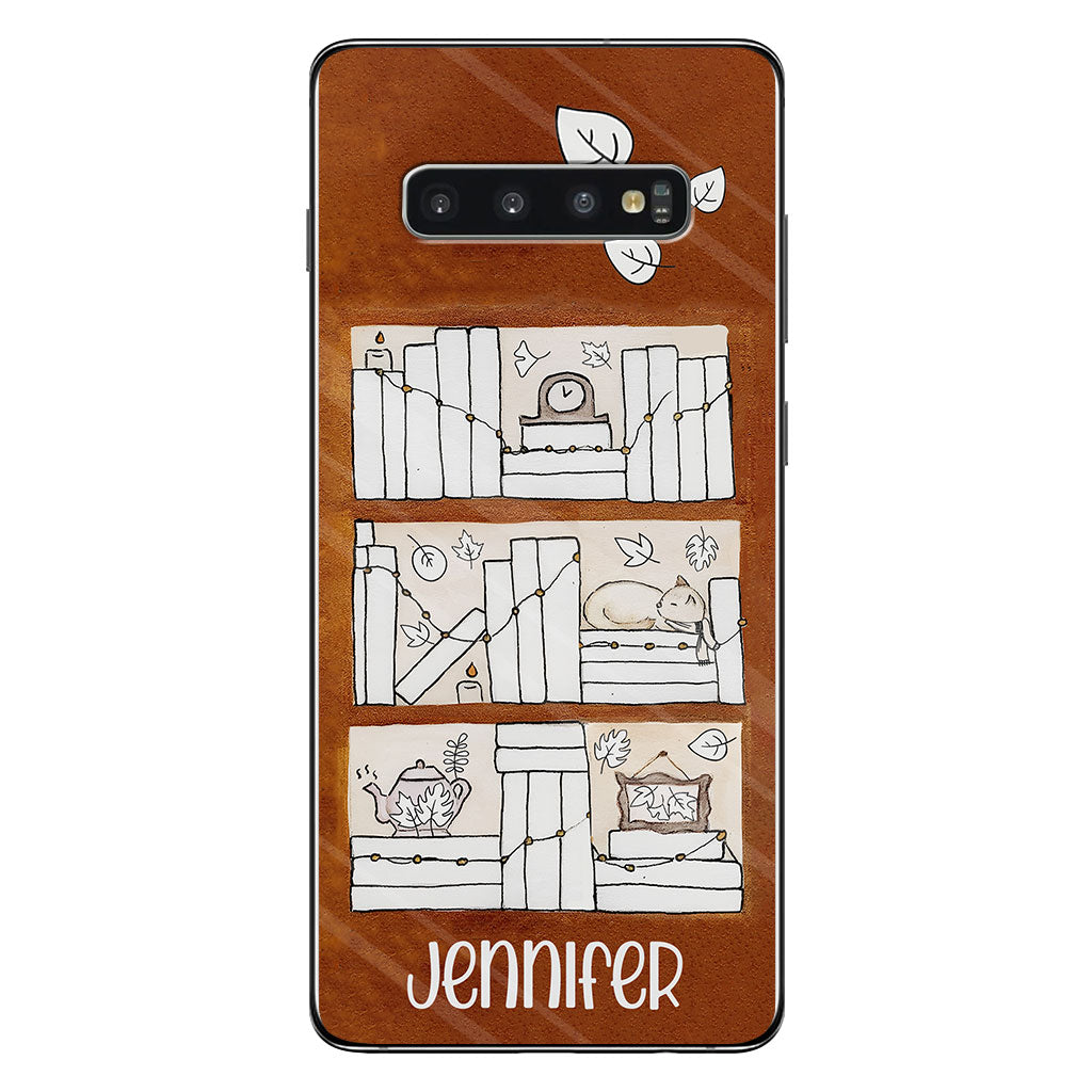 Étui de téléphone personnalisé avec suivi de lecture des quatre saisons - Étui-livre