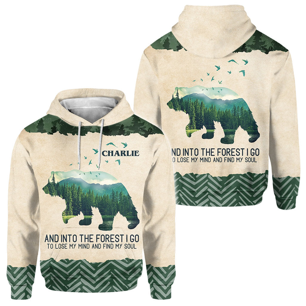 J'adore le camping - T-shirt de camping personnalisé intégral