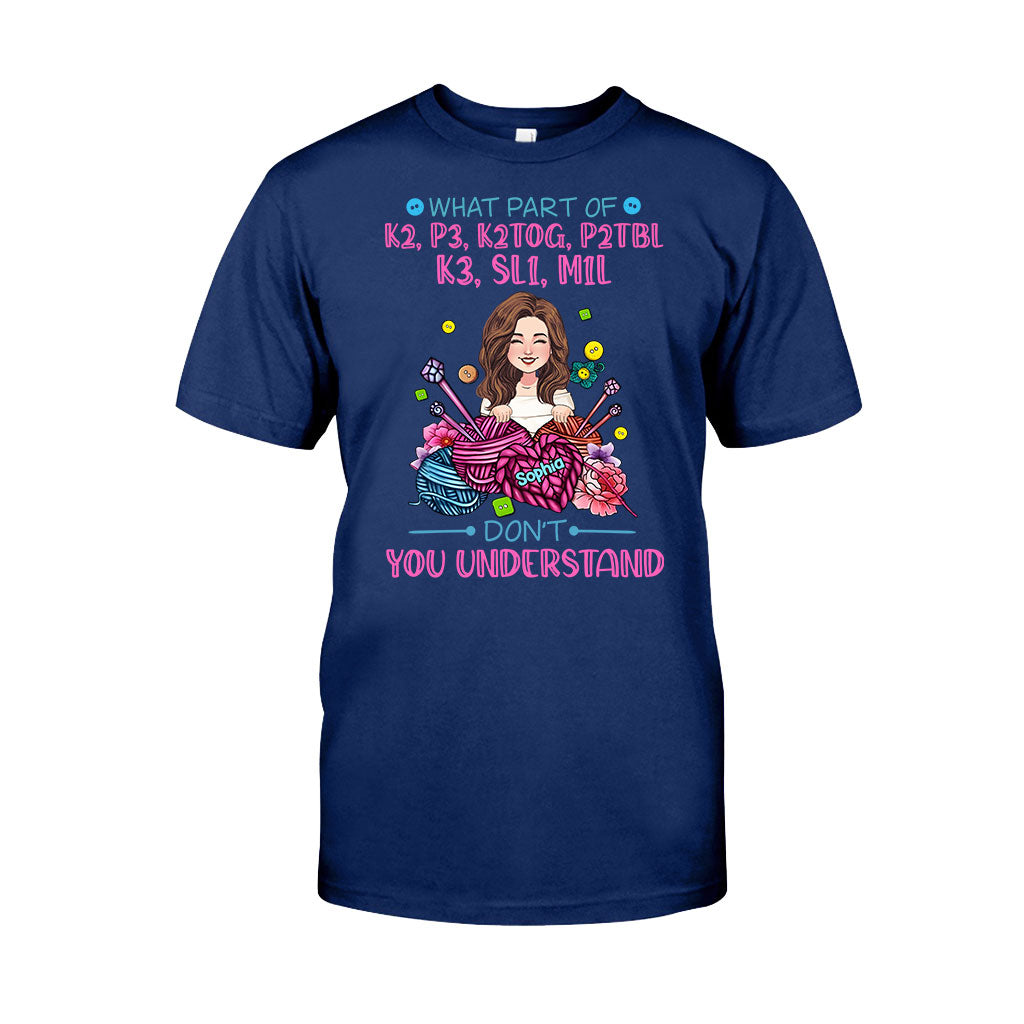 Tu ne comprends pas ? - T-shirt et sweat à capuche tricotés personnalisés