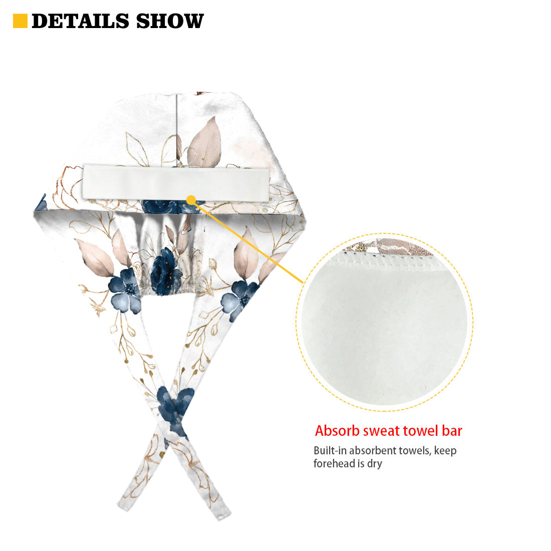 Bonnet de bloc opératoire personnalisé et enregistré