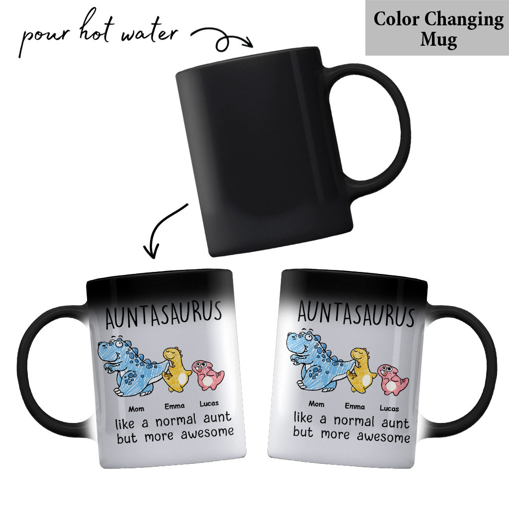 Auntasaurus - Personalized Aunt Mug