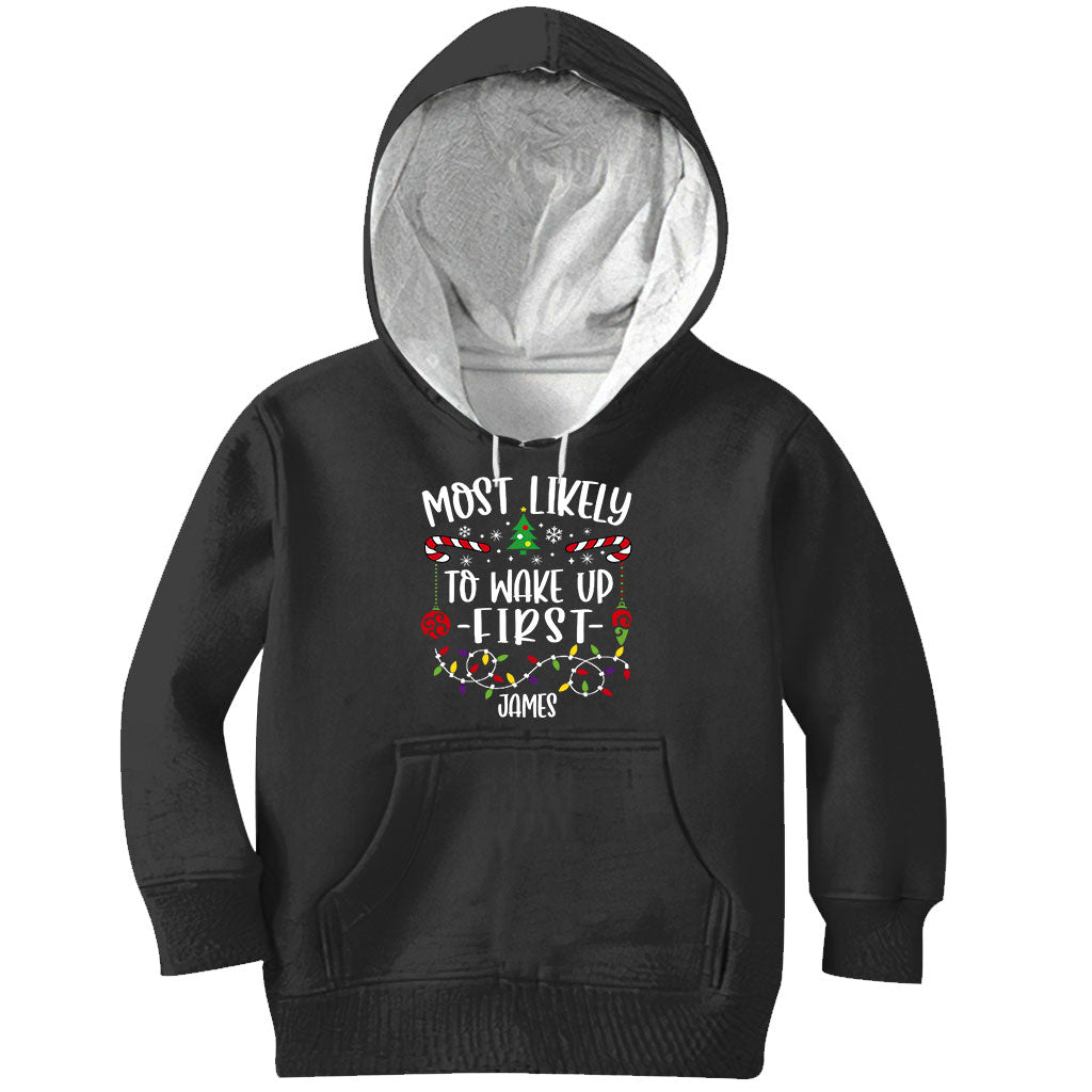 Noël en famille - T-shirt et sweat à capuche personnalisés pour toute la famille