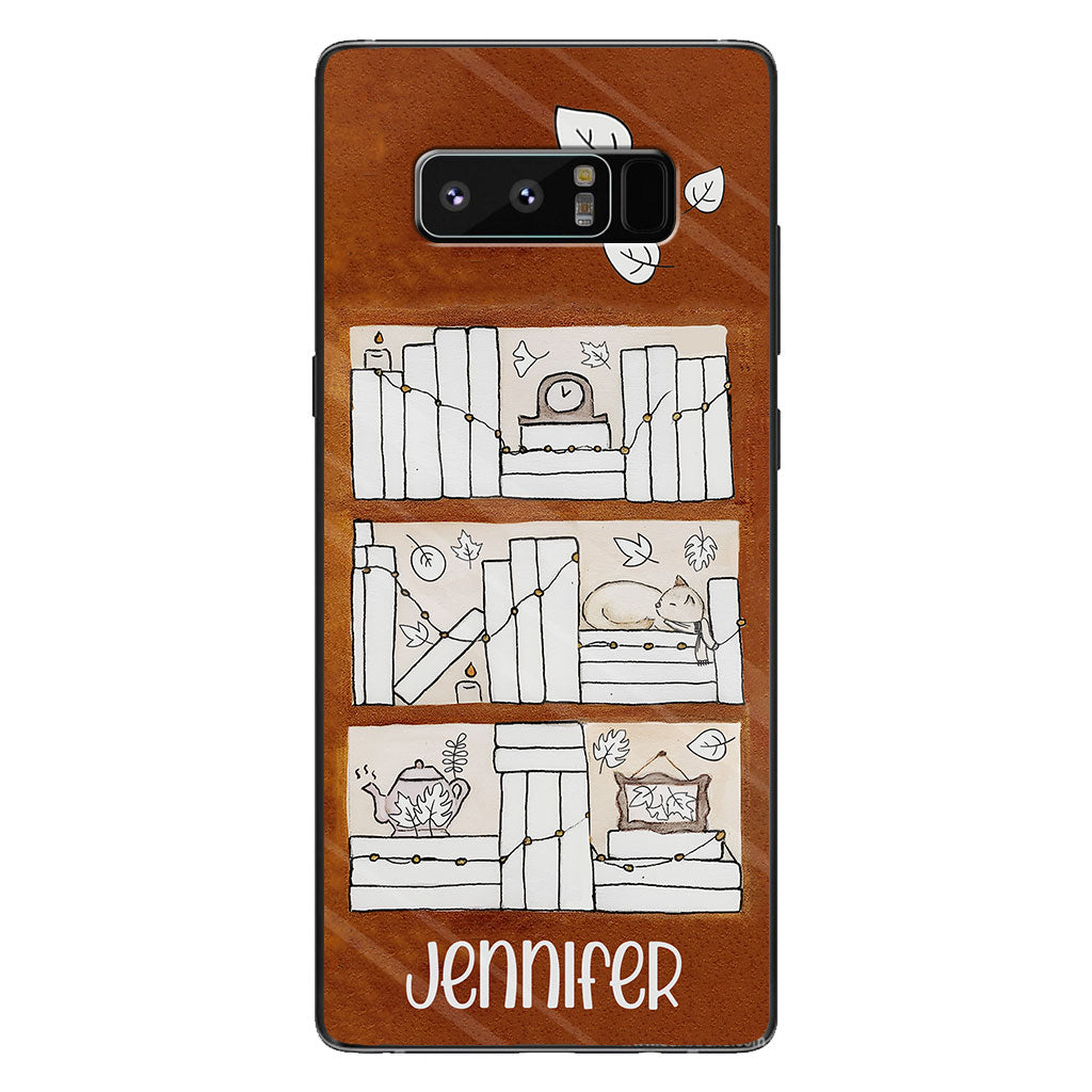 Étui de téléphone personnalisé avec suivi de lecture des quatre saisons - Étui-livre