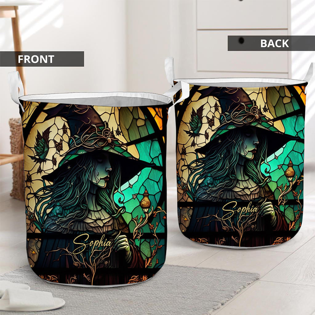 Sorcière mystérieuse - Panier de rangement personnalisé pour sorcière