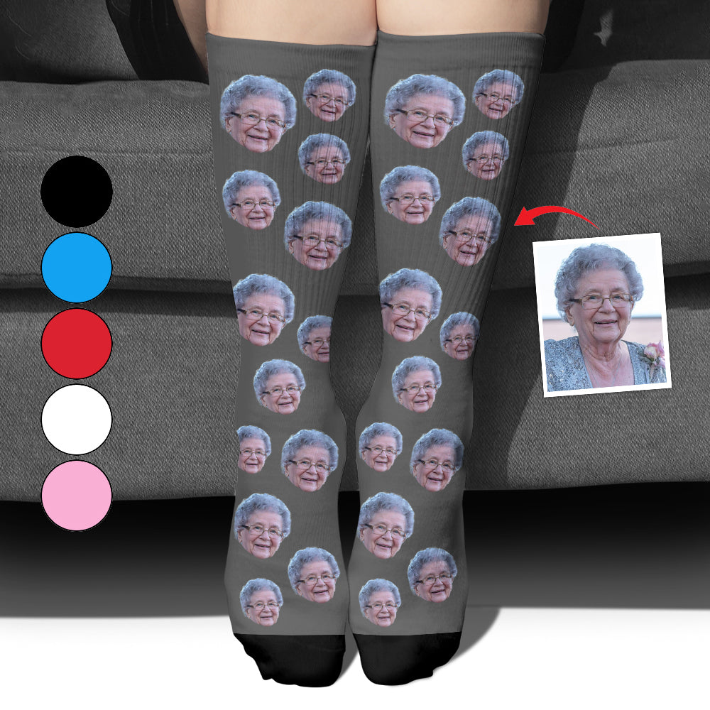 Chaussettes personnalisées pour grand-mère