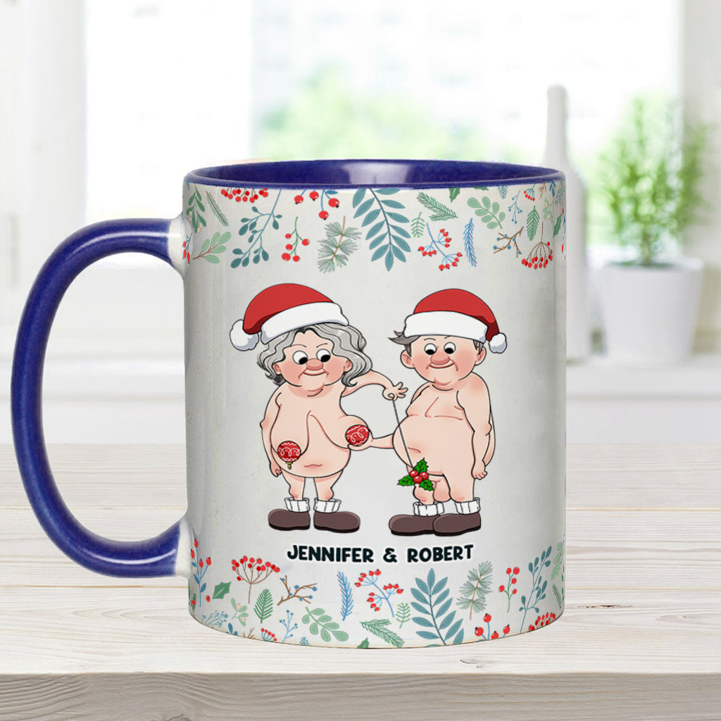 Je veux vieillir avec toi - Mug personnalisé pour couple