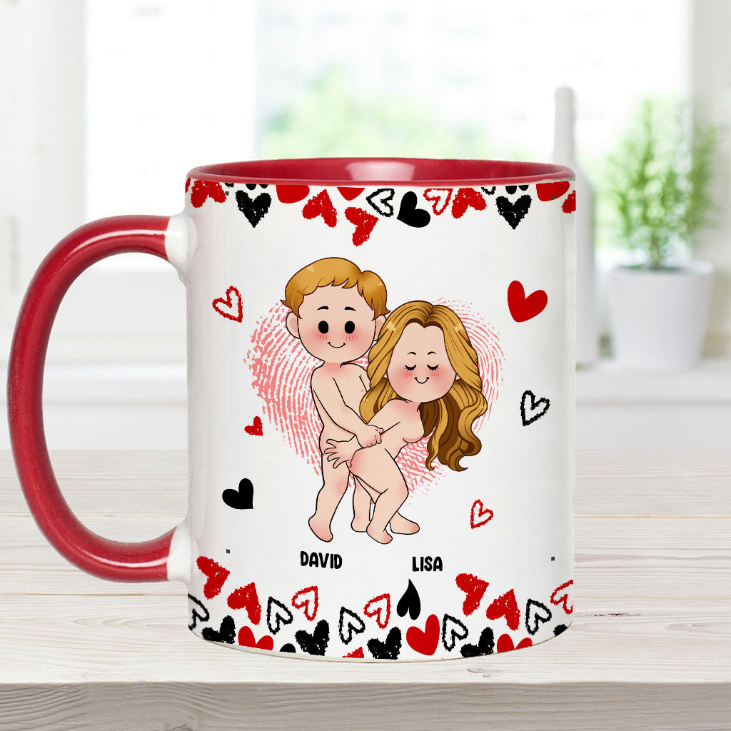 Lovely Couple - Personalized Couple Accent Mug