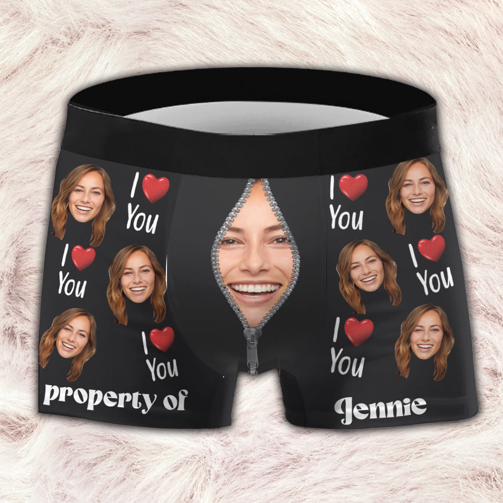Ma Propriété - Boxers personnalisés pour homme, cadeau idéal pour lui