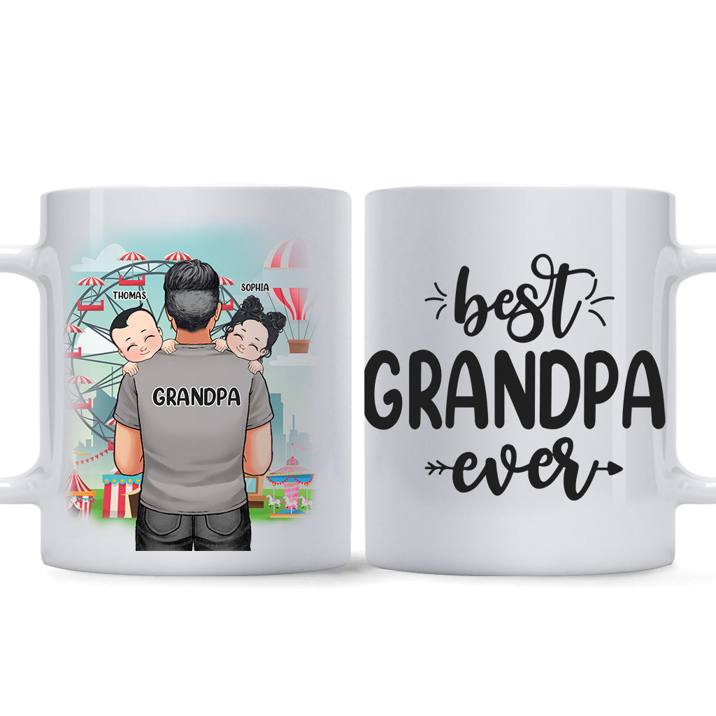 Best Dad Ever - Gift for dad, grandpa, uncle, husband - Personalized Mug