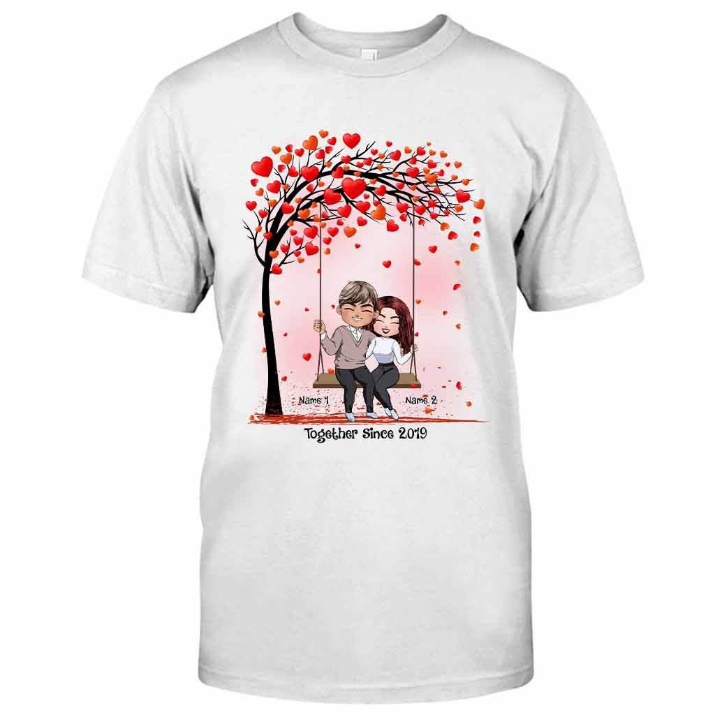 Ensemble - T-shirt et sweat à capuche personnalisés pour couples