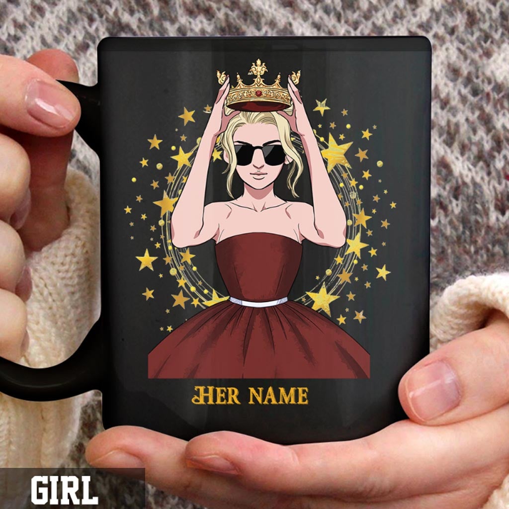 Only A King And Only A Queen - Personalized Couple Mug