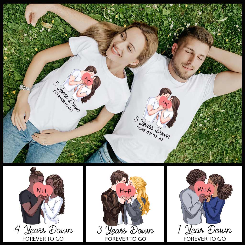 Pour toujours ensemble - T-shirt et sweat à capuche personnalisés pour couples