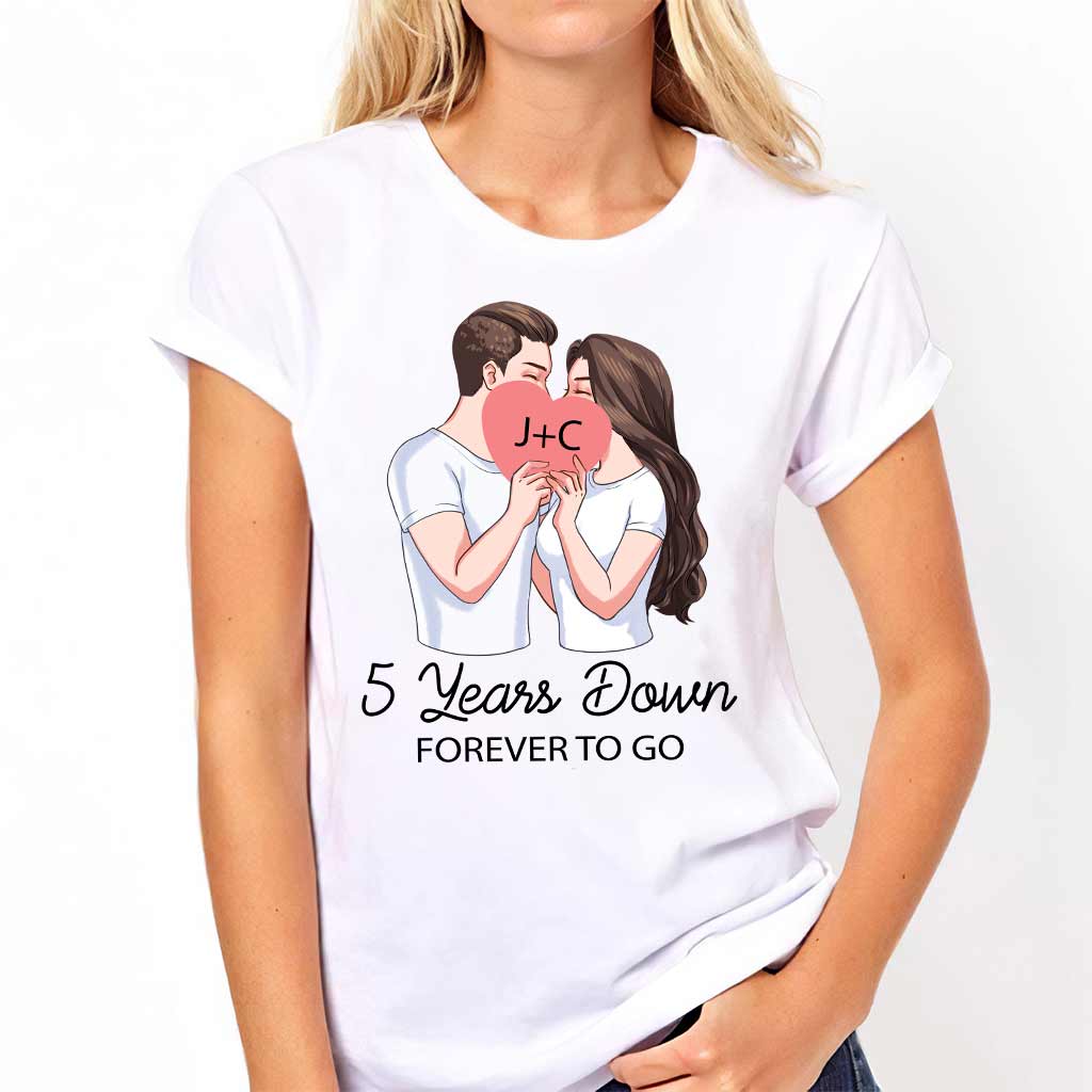Pour toujours ensemble - T-shirt et sweat à capuche personnalisés pour couples