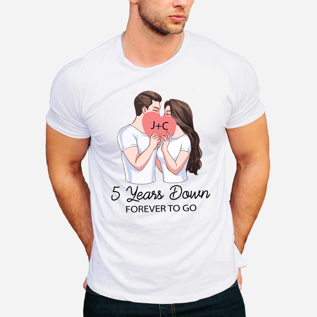 Pour toujours ensemble - T-shirt et sweat à capuche personnalisés pour couples