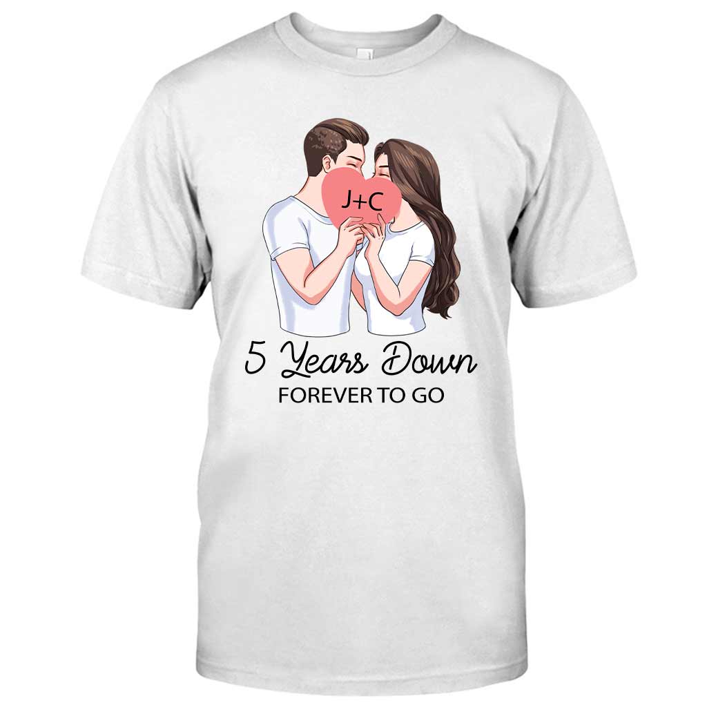Pour toujours ensemble - T-shirt et sweat à capuche personnalisés pour couples