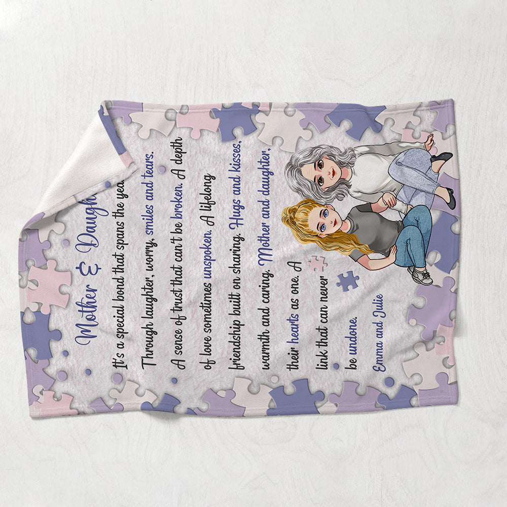 Un lien spécial qui traverse les années - Couverture personnalisée pour la fête des mères