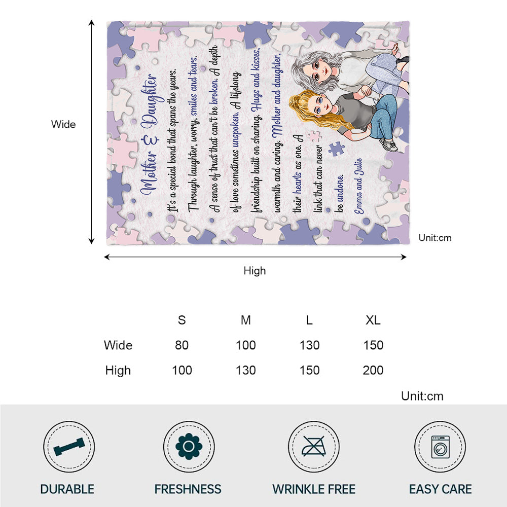 Un lien spécial qui traverse les années - Couverture personnalisée pour la fête des mères