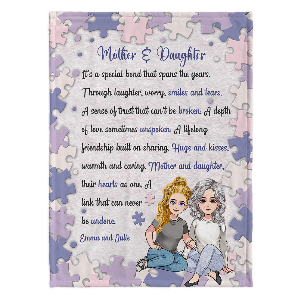 Un lien spécial qui traverse les années - Couverture personnalisée pour la fête des mères