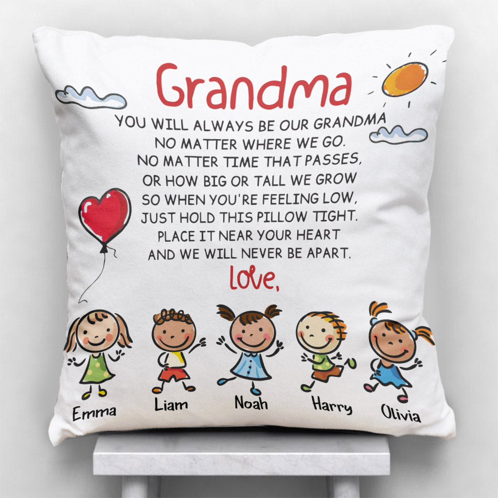 Coussin décoratif personnalisé « Grand-mère espagnole » pour la fête des mères