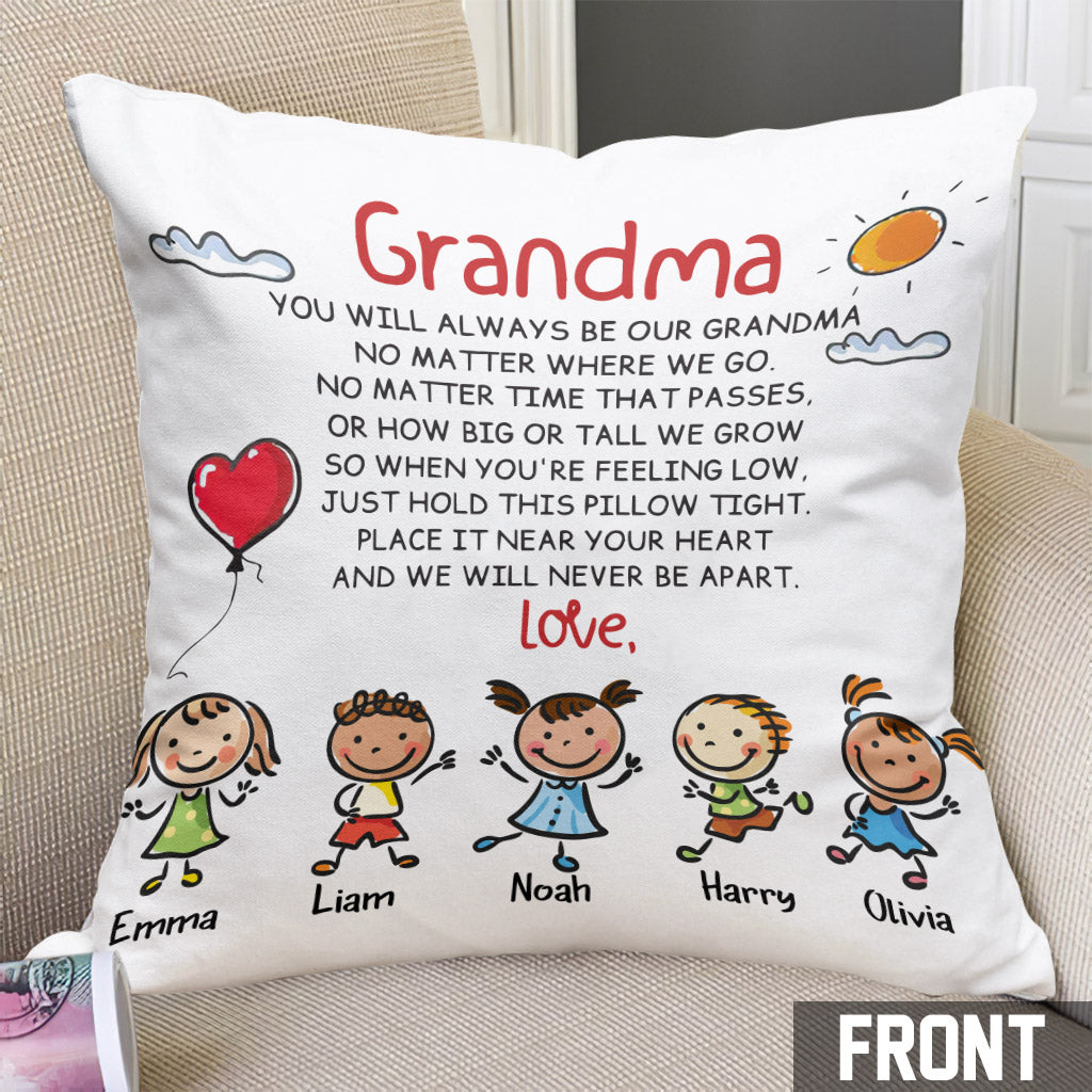 Coussin décoratif personnalisé « Grand-mère espagnole » pour la fête des mères