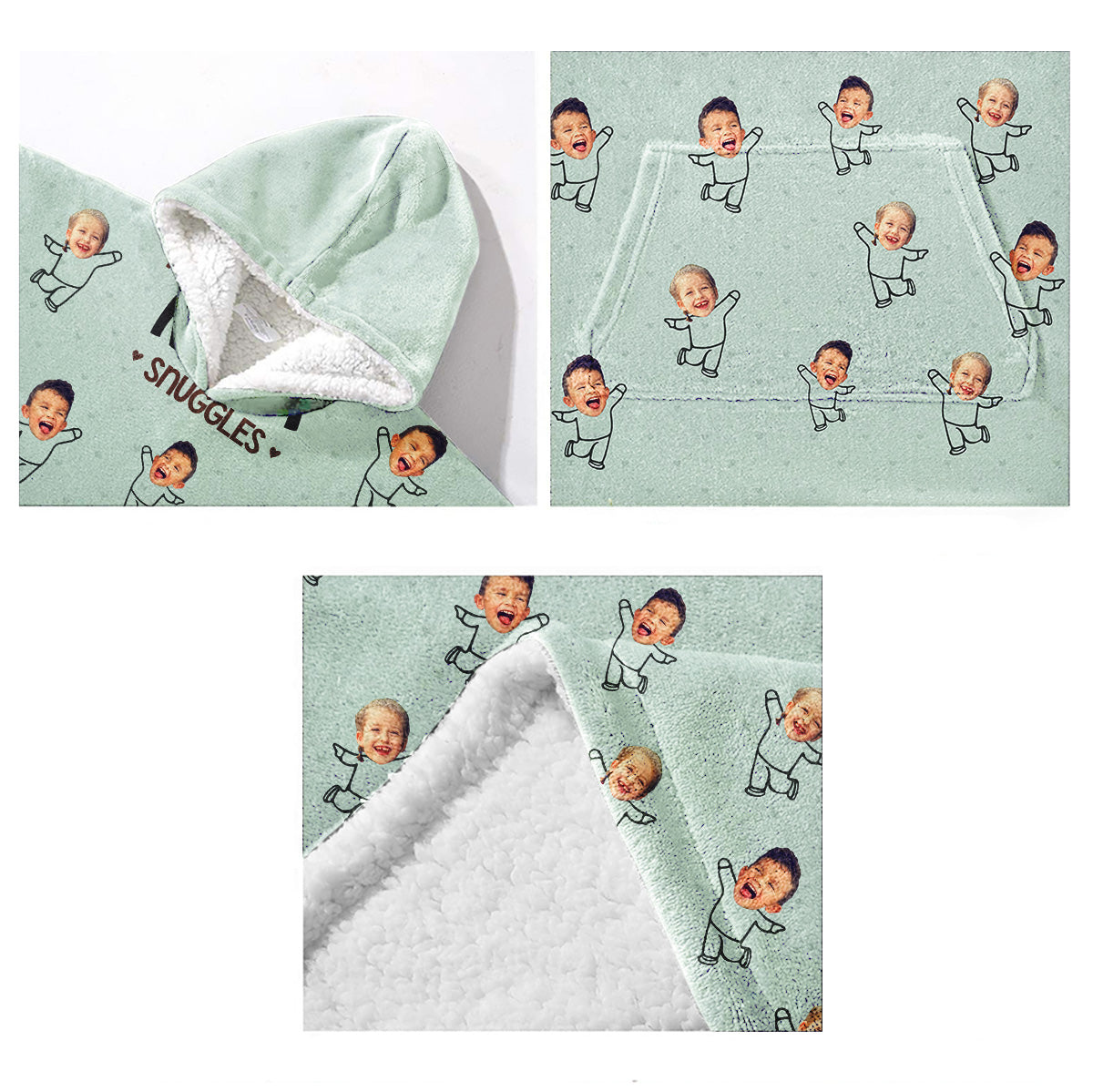 J'adore être grand-mère Tournesol - Couverture à capuche personnalisée pour la fête des mères