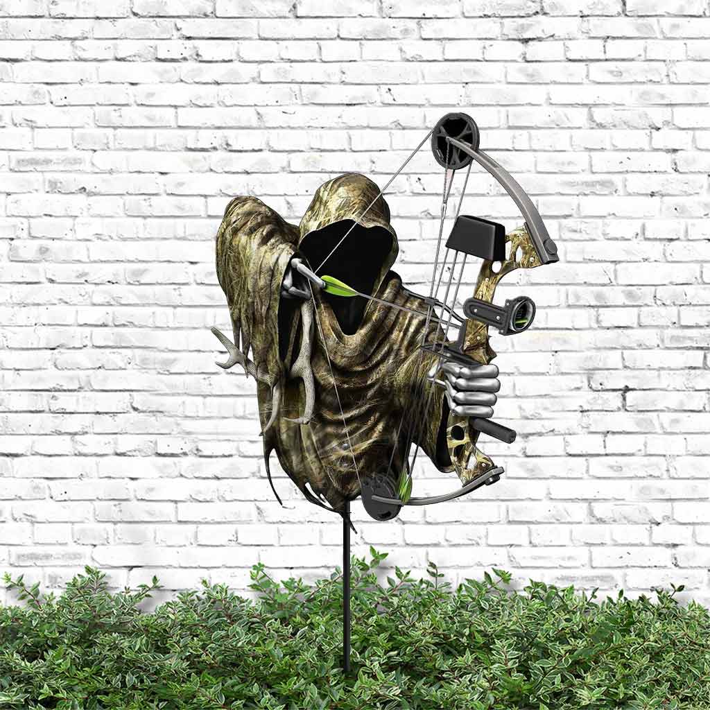 Art de jardin en métal de chasse